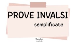 Prove Invalsi semplificate classe 2^ primaria.