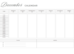 calendario settimanale 2026