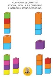 Confronta le quantità con i Mathlink cubes