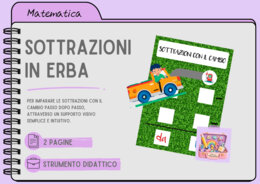 SOTTRAZIONI IN ERBA - SOTTRAZIONI CON IL CAMBIO di Vita da Mammestra