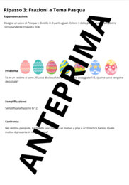 Compiti matematica vacanza di Pasqua/classe quarta