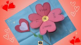 BIGLIETTO PER LA MAMMA A FIORE: video tutorial