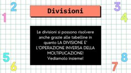 video e presentazione - DIVISIONE con e senza resto