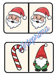 [BUNDLE PDF] Domino di Natale e Memory delle Emozioni - Giochi Didattici Stampabili per la Scuola dell'Infanzia