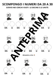COMPOSIZIONE E SCOMPOSIZIONE DEI NUMERI DA 20 A 100