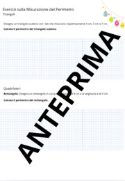 Compiti matematica vacanza di Pasqua/classe quarta