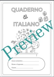 Set completo di copertine per i quaderni della scuola primaria