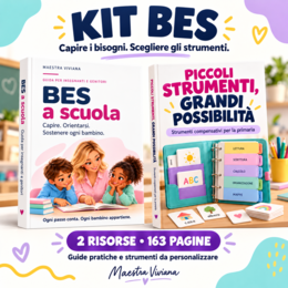 Kit BES scuola primaria: guida pratica e strumenti compensativi |