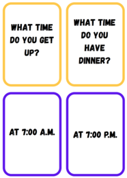 Speaking cards_Questions&answers