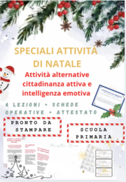 Attività Alternative Natale e Dicembre: Cittadinanza Attiva, Gentilezza e Intelligenza Emotiva (Scuola Primaria)