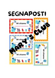 Segnaposti accoglienza