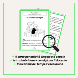 Pause Attive in Classe: Modulo Attenzione e Ritmo (Verde) - 6 Carte Stampabili