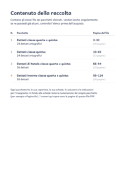 Raccolta di dettati classe quarta e quinta: 80 dettati ortografici in 4 pacchetti