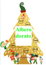 Decoriamo l'albero; un materiale interattivo per una matematica divertente-classi I e II