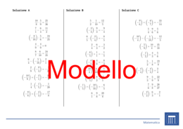 Frazioni positive e negative | matematica | pacchetto promozionale