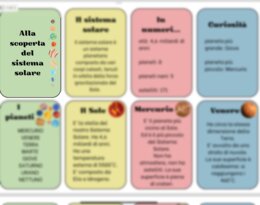 Flash card Sistema Solare