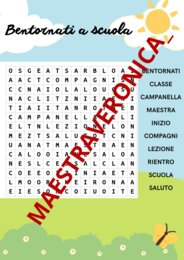 Attività, scheda primo giorno di scuola - accoglienza