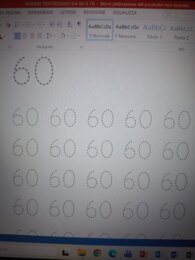 Pregrafismo tratteggio da 60 a 70
