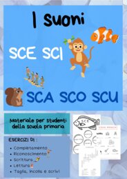I suoni SCA, SCO, SCU, SCE, SCI