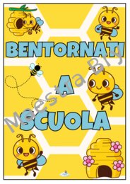 POSTER "BENTORNATI A SCUOLA" TEMA APE