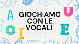 Giochiamo con le vocali