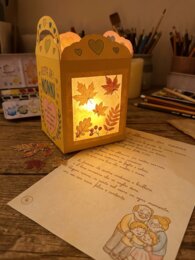 Specchio di Luce e Amore: Lanterna Fai-da-Te + Poesia per la Festa dei Nonni