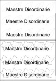 Foglie parole gentili (stampato maiuscolo e minuscolo)