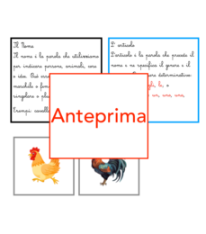 Grammatica divertente ( articoli + nomi); animali in fattoria-classe 1-2