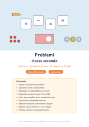 Problemi classe seconda: addizioni, sottrazioni ed euro