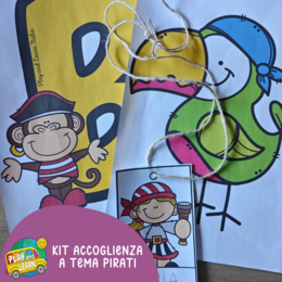 KIT ACCOGLIENZA A TEMA PIRATI - PACCHETTO
