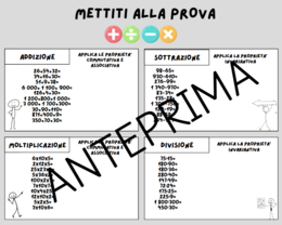 RICAPITOLIAMO LE 4 OPERAZIONI - CL.4 E 5