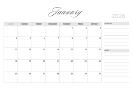 calendario settimanale 2026