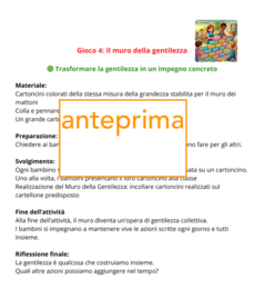 Giocare alla gentilezza;percorso ludico per prevenire il bullismo e promuovere il benessere in classe-classe 1-5