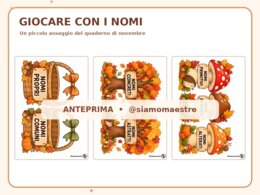 Quaderno di Italiano – Novembre | Classe quarta primaria – Attività, schede operative e didattica a stazioni