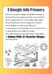 Primavera - Percorso Interdisciplinare classe 2