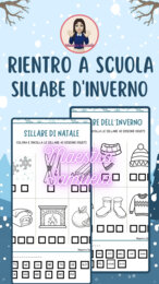 ❄️ Inverno con le sillabe! 📝