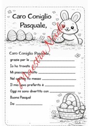 La missione segreta del Coniglio Pasquale classe prima/seconda scuola primaria