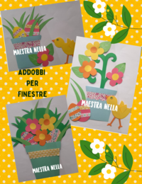 Pasqua, addobbi per finestre