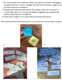 Quaderno di ottobre di matematica in classe quarta: i grandi numeri, l'addizione e il goniometro.