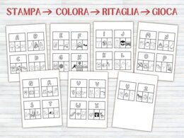 Tessere Alfabetiere Abbinamento da Colorare | Gioco Fonetico Iniziale -Immagini | Lessico e Discriminazione Visiva | Infanzia, 1ª Primaria e Sostegno (PDF Stampabile) -  supporto visivo