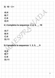 Verifica di primo quadrimestre matematica classe prima primaria