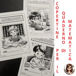 Copertine per il quaderno di matematica