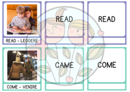 Flash Card Verbi Irregolari Inglese