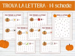 Quaderno dell'Alfabeto e Grafomotricità Autunnale (30 Pagine - Infanzia 5 anni, Cl. 1ª e BES/Sostegno) - Imparo le Lettere d'Autunno: 30 Schede di Grafomotricità, Tracciamento e Riconoscimento Lettere