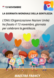 LA GIORNATA MONDIALE DELLA GENTILEZZA