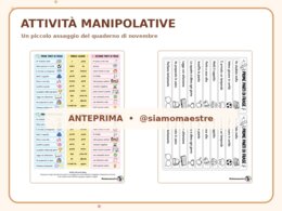 Quaderno di Italiano – Novembre | Classe quarta primaria – Attività, schede operative e didattica a stazioni