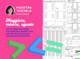 Maggiore, minore, uguale classe prima primaria