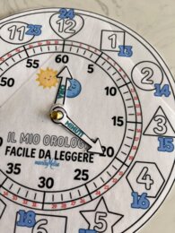 Orologio facile con storia e fumetto