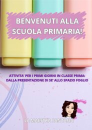 BENVENUTI ALLA SCUOLA PRIMARIA