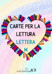 Carte di lettura lettera M
